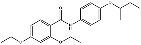 N-(4-butan-2-yloxyphenyl)-2,4-diethoxybenzamide Structural