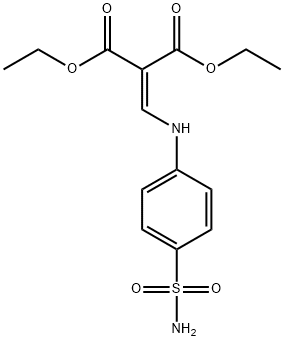 diethyl 2-{[4-(aminosulfonyl)anilino]methylene}malonate Structural