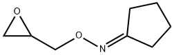 N-[(oxiran-2-yl)methoxy]cyclopentanimine Structural