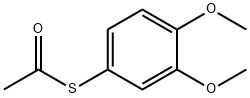 S-3,4-Dimethoxyphenylthioacetate Structural