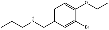N-(3-bromo-4-ethoxybenzyl)-N-propylamine Structural