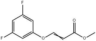 methyl-3-(3,5-difluorophenoxy)acrylate Structural
