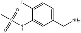 N-[5-(aminomethyl)-2-fluoranyl-phenyl]methanesulfonamide