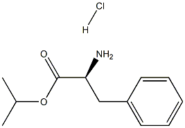 L-Phenylalanine, 1-methylethyl ester, hydrochloride Structural