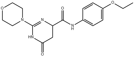 N-(4-ethoxyphenyl)-2-(morpholin-4-yl)-6-oxo-3,4,5,6-tetrahydropyrimidine-4-carboxamide Structural