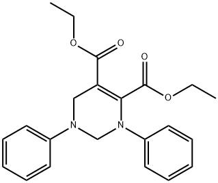 DIETHYL 1,3-DIPHENYL-1,2,3,6-TETRAHYDROPYRIMIDINE-4,5-DICARBOXYLATE Structural