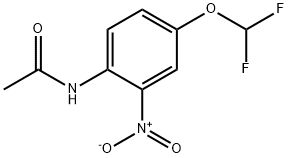 N-[4-(difluoromethoxy)-2-nitrophenyl]acetamide Structural