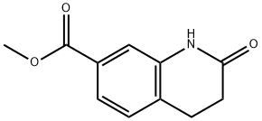 methyl 2-oxo-1,2,3,4-tetrahydroquinoline-7-carboxylate Structural