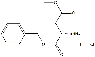 L-Aspartic acid-4-methyl-1-benzyl ester hydrochloride Structural