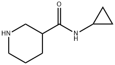 N-cyclopropyl-3-Piperidinecarboxamide Structural