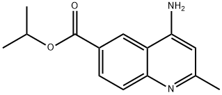 isopropyl 4-amino-2-methylquinoline-6-carboxylate Structural