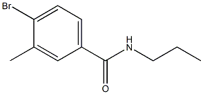 N-Propyl 4-bromo-3-methylbenzamide Structural