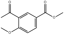 methyl 3-acetyl-4-methoxybenzoate Structural