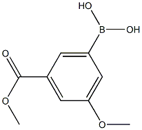 3-Methoxy-5-Methoxycarbonylphenylboronic acid Structural