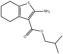 isobutyl 2-amino-4,5,6,7-tetrahydrobenzo[b]thiophene-3-carboxylate Structural