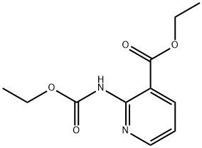 ethyl 2-(ethoxycarbonylamino)nicotinate Structural