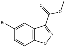 5-Bromo-benzo[d]isoxazole-3-carboxylic acid methyl ester Structural