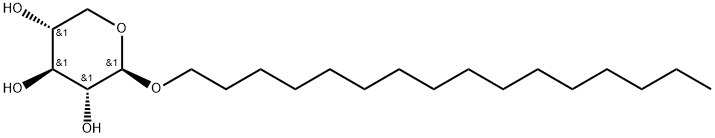 Hexadecyl beta-D-xylopyranoside Structural