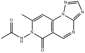 N-(8-methyl-6-oxopyrido[3,4-e][1,2,4]triazolo[1,5-a]pyrimidin-7(6H)-yl)acetamide Structural