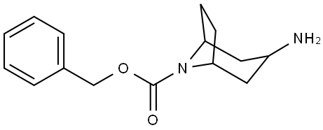 Benzyl endo-3-amino-8-azabicyclo[3.2.1]octane-8-carboxylate Structural