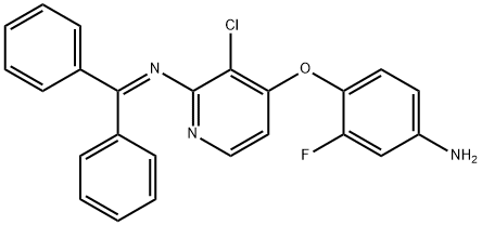 4-(4-amino-2-fluorophenoxy)-3-chloro-N-(diphenylmethylene)-2-Pyridinamine