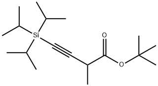 tert-butyl 2-methyl-4-(triisopropylsilyl)but-3-ynoate Structural
