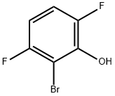 2-Bromo-3,6-difluorophenol Structural