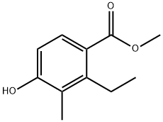 methyl 2-ethyl-4-hydroxy-3-methylbenzoate Structural