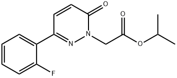 isopropyl 2-(3-(2-fluorophenyl)-6-oxopyridazin-1(6H)-yl)acetate Structural
