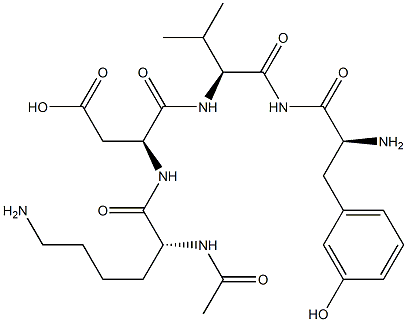 N2-Acetyl-D-lysyl-L-alpha-aspartyl-L-valyl-3-hydroxyphenylalaninamide