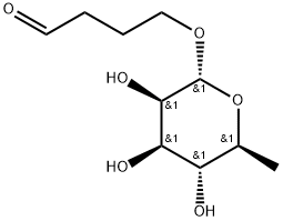 Butanal, 4-[(6-deoxy-a-L-mannopyranosyl)oxy]- Structural