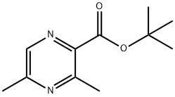 tert-Butyl 3,5-dimethylpyrazine-2-carboxylate Structural