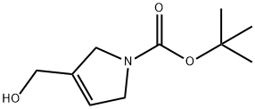 tert-butyl 3-(hydroxymethyl)-2H-pyrrole-1(5H)-carboxylate Structural
