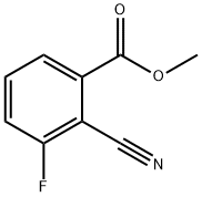 methyl 2-cyano-3-fluorobenzoate Structural