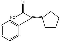 2-cyclopentylidene-2-phenylacetic acid