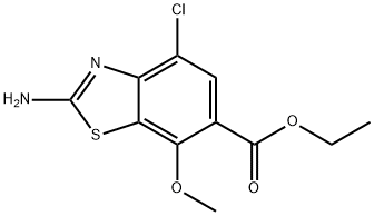 ethyl 4-chloro-2-imino-7-methoxy-2,3-dihydrobenzo[d]thiazole-6-carboxylate Structural