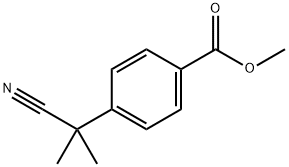 methyl 4-(2-cyanopropan-2-yl)benzoate Structural