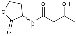 N-(3-Hydroxybutanoyl)-L-homoserine lactone Structural