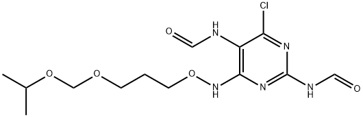 N,N-(4-chloro-6-((3-(isopropoxymethoxy)propoxy)amino)pyrimidine-2,5-diyl)diformamide(WXG02860) Structural