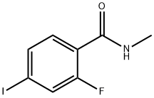 N-Methyl-2-fluoro-4-iodobenzamide Structural