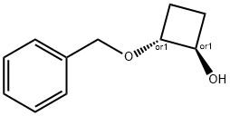 trans-2-(benzyloxy)cyclobutanol Structural