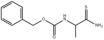 benzyl 1-amino-1-thioxopropan-2-ylcarbamate Structural
