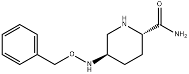 (2S,5R)-5-[(benzyloxy)amino]piperidine-2-carboxamide