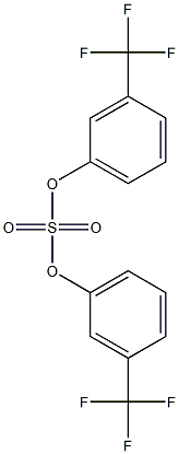 Bis[3-(trifluoromethyl)phenyl]sulfate Structural