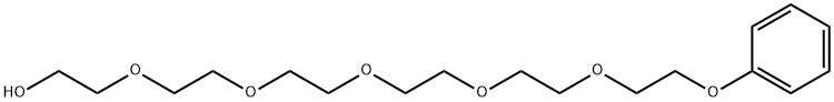 Hexaethylene glycol monophenyl ether Structural