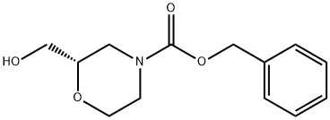 S-N-Cbz-2-Hydroxymethylmorpholine Structural