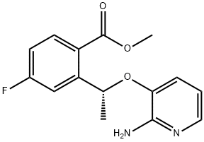 methyl(R)-2-(1-((2-aminopyridin-3-yl)oxy)ethyl)-4-fluorobenzoate