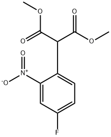Diethyl 2-(4-fluoro-2-nitrophenyl)malonate Structural