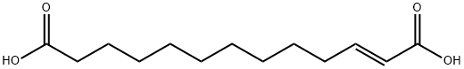 trans-2-Tridecene-1,13-dioic acid Structural