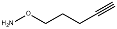 O-(pent-4-yn-1-yl) hydroxylamine Structural